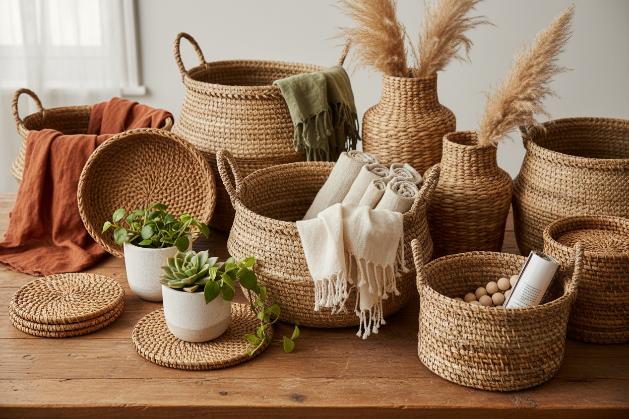 Rattan Baskets: Functional and Beautiful