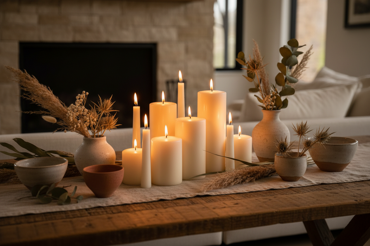 The Magic of Candles in Home Decor