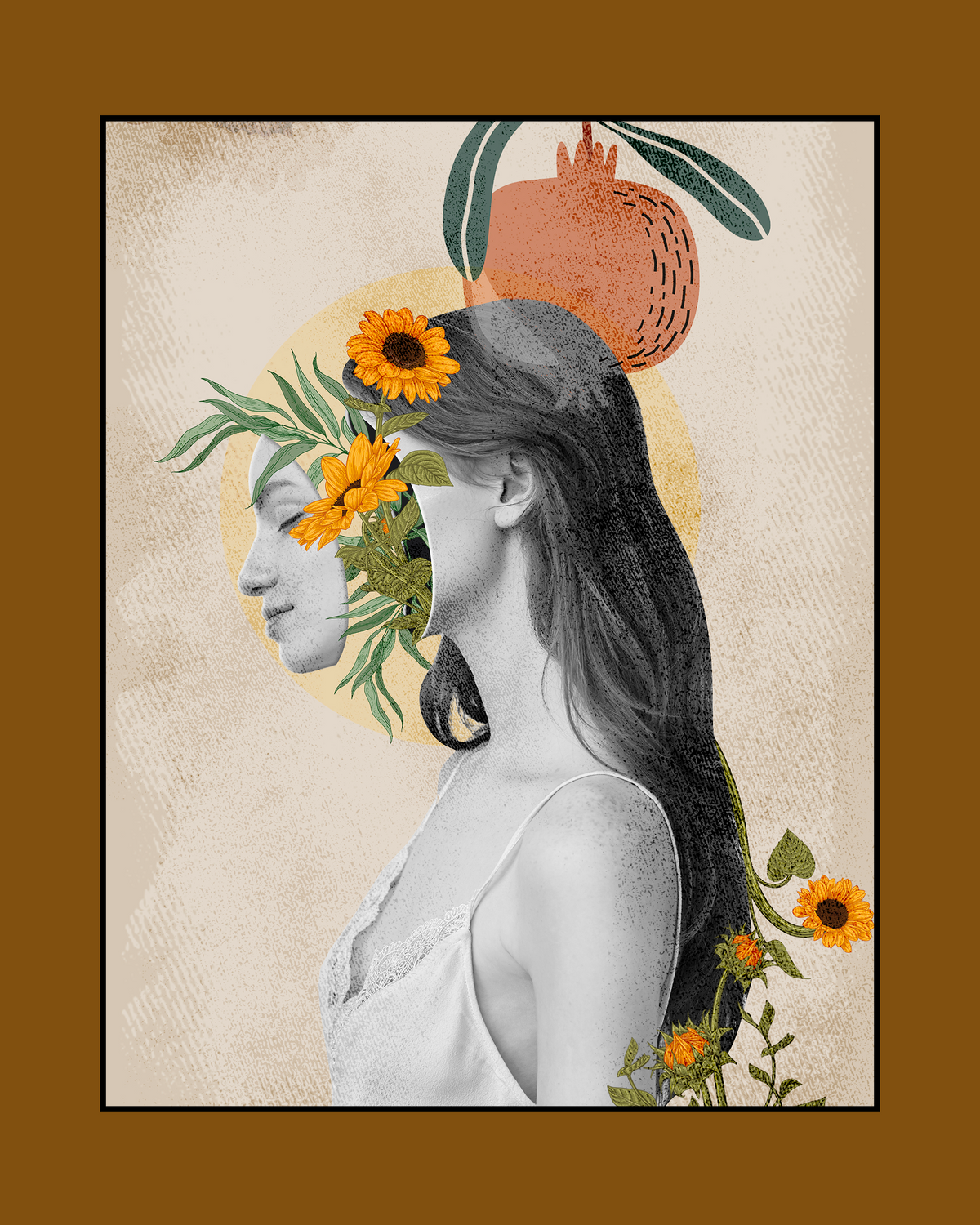 Sunflower Muse Drawing
