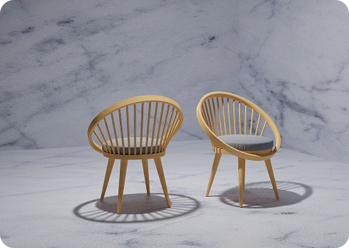 Modern minimalist lounge chair crafted for everyday relaxation