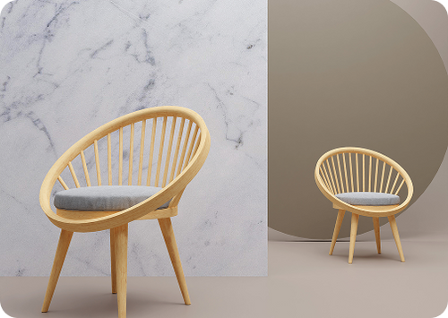 Modern minimalist lounge chair crafted for everyday relaxation