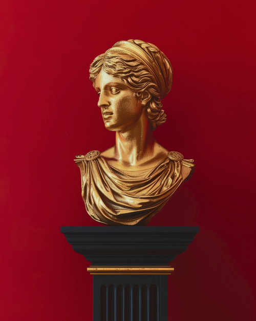 Golden Muse Bust