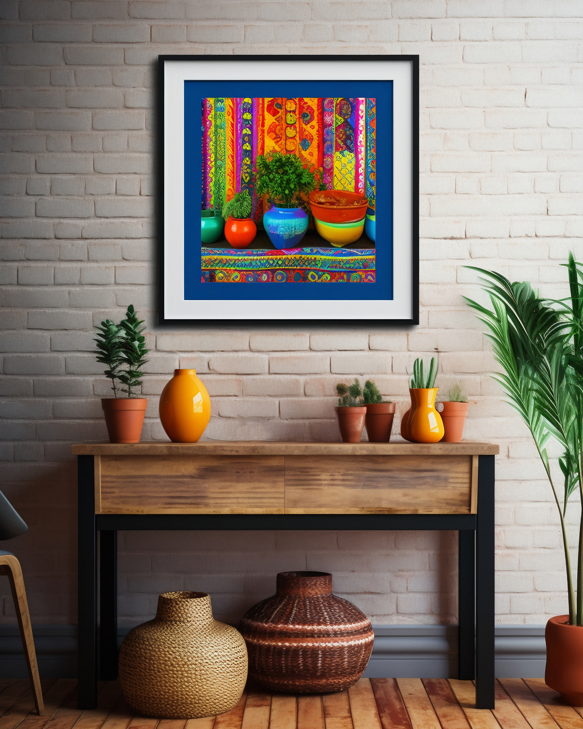 Vibrant Courtyard Photography