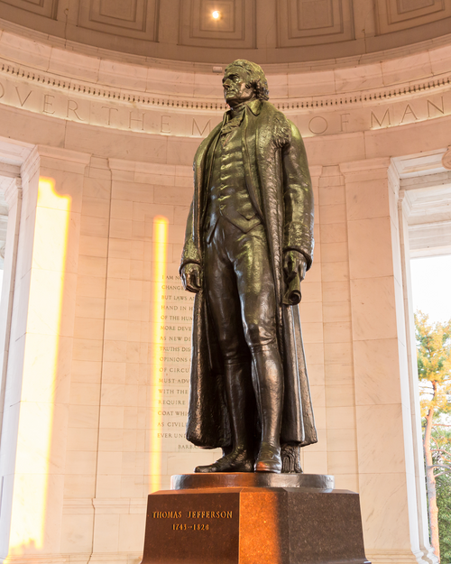 Jefferson Standing Sculpture