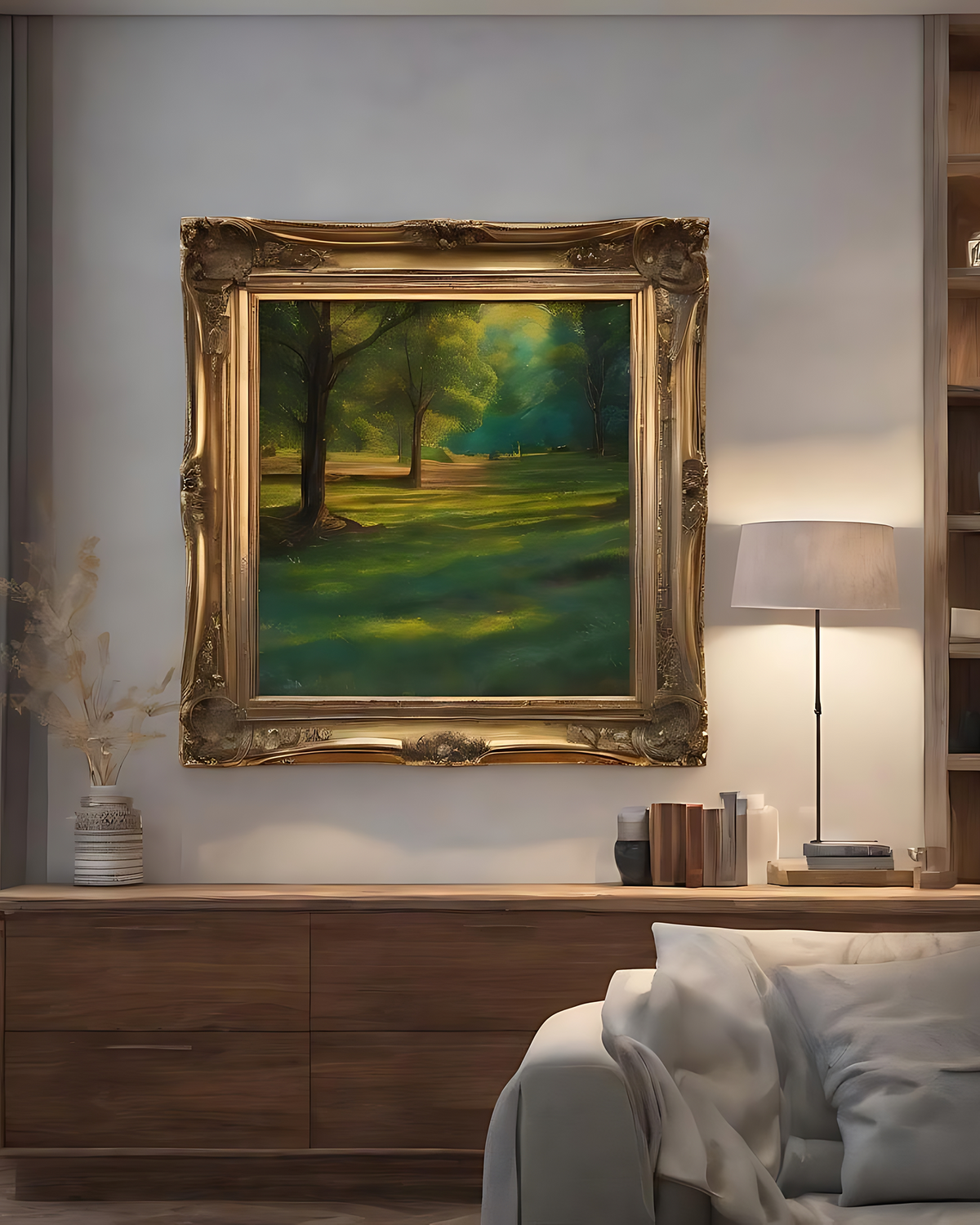 Sunlit Grove Painting