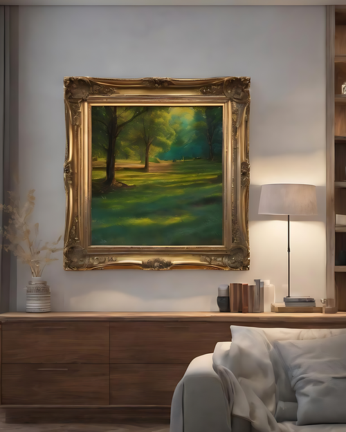 Sunlit Grove Painting
