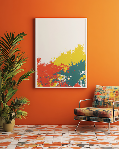 Colourburst Abstract Drawing
