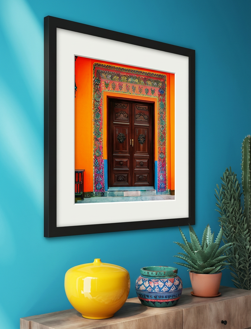Heritage Doorway Art, right-angle view