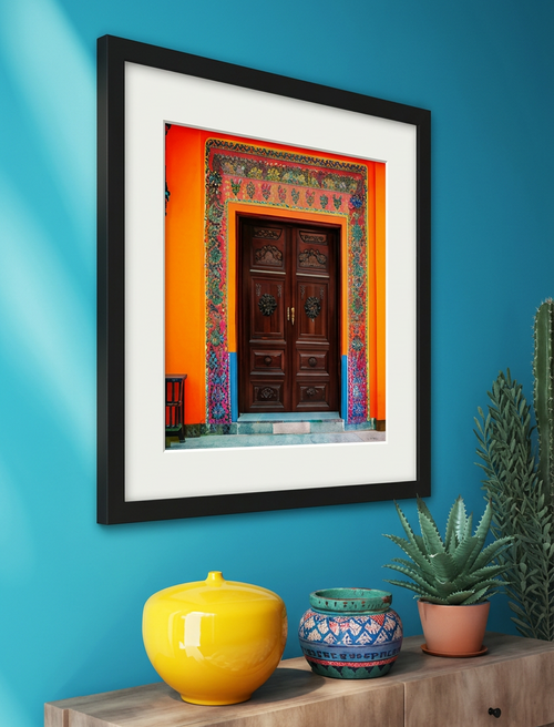 Heritage Doorway Art, right-angle view