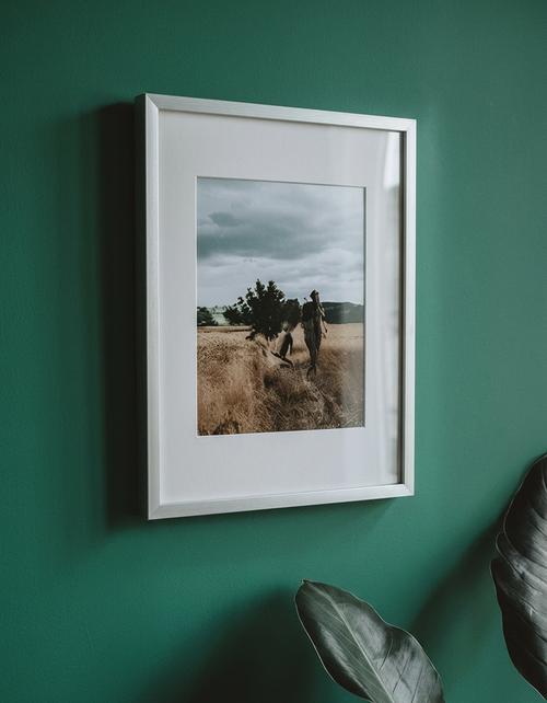 Quiet Meadow Art, right-angle view