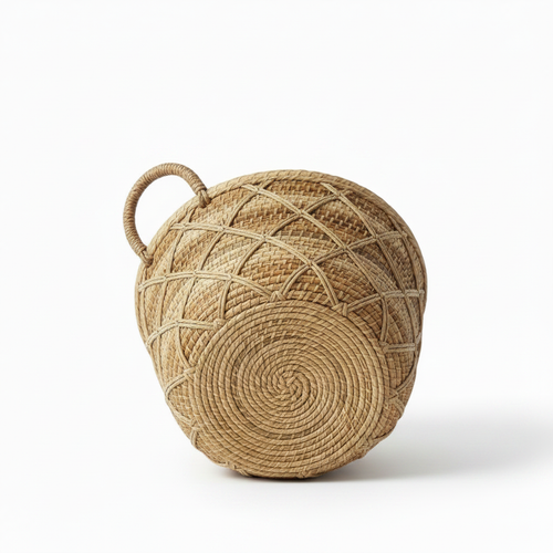 Rattan Basket – Low Angle Wide